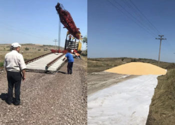 На юге Молдовы устраняют последствия аварии на железной дороге | FOTO