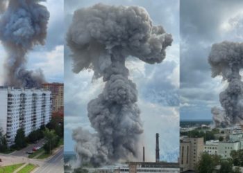 Explozie uriașă la o fabrică aflată la aproximativ 50 km de Moscova. Peste 50 de oameni au fost răniţi, iar autoritățile ruse spun de vină ar fi factorul uman | VIDEO