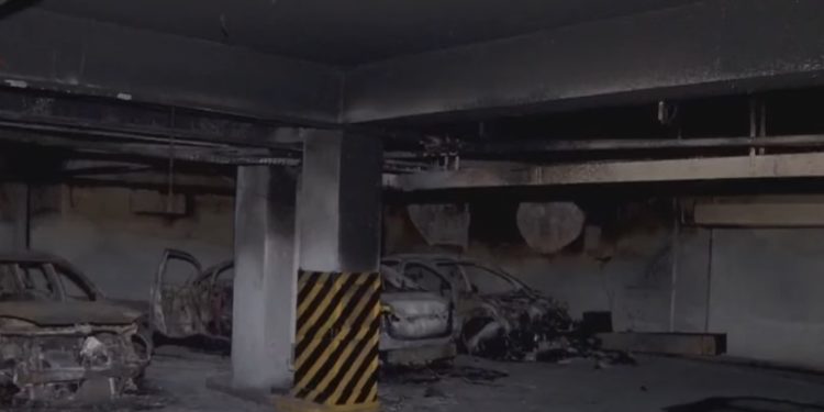 Detalii EXCLUSIVE despre incendiul produs în parcarea unui bloc în care au ars trei mașini: Vecinii și soția spun într-un glas că a fost un atentat asupra avocatului Alexandru Grosu