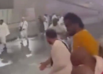 Furtună puternică în deșert, la Mecca | VIDEO