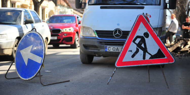 В центре Кишинева перекрывают улицу до начала октября