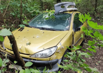 Полиция задержала двоих жителей столицы, которые украли и разбили автомобиль