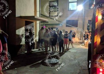 В одном из общежитий в Тирасполе произошел пожар. Эвакуировано свыше 100 студентов