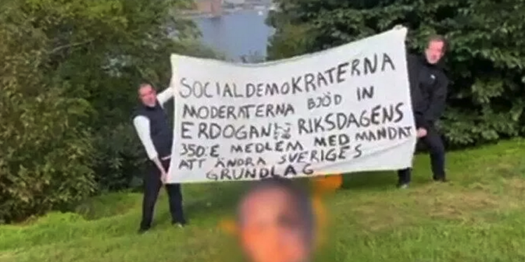 В Швеции сожгли чучело президента Турции Эрдогана