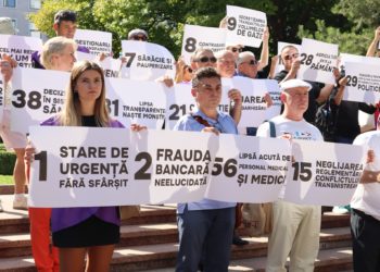 „Greșesc mai rău decât cei care au fost anterior”. Membrii CUB au protestat în fața Președinției și au cerut demisia guvernului Recean | VIDEO