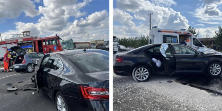 Tragic accident la Anenii Noi: Un șofer de 81 de ani și un copil de 4 luni și-au pierdut viața. Poliția a publicat imagini cu momentul impactului | VIDEO