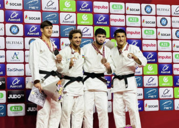 Încă o medalie pentru Moldova: judocanul Petru Pelivan a obținut argintul la Baku