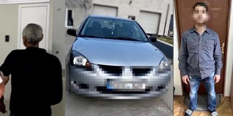 A urcat într-o maşină de ocazie, dar a ajuns bătut, fără telefon, acte şi bani: Bărbatul, aruncat pe acostament, a mers kilometri pe jos ca să ceară ajutor | VIDEO