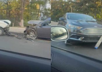 Accident matinal în Capitală: Trei automobile s-au lovit violent la Botanica