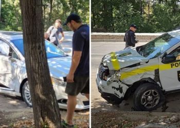 ДТП с участием 4 авто в столице: одна из машин – полицейская | FOTO/VIDEO