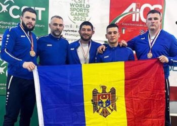 Cinci sportivi moldoveni au urcat pe podium la Campionatele Mondiale de Jocuri Sportive din Italia