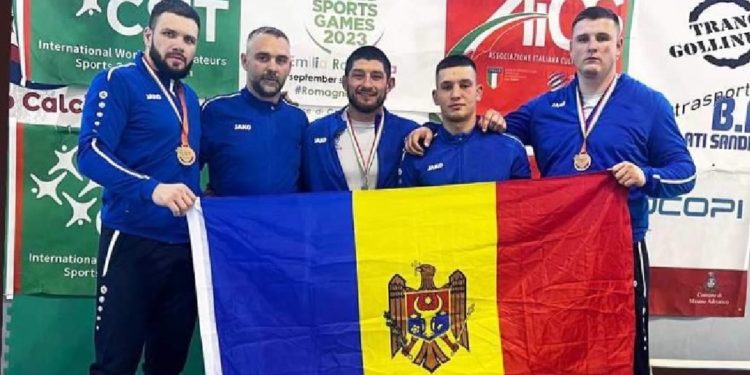 Cinci sportivi moldoveni au urcat pe podium la Campionatele Mondiale de Jocuri Sportive din Italia