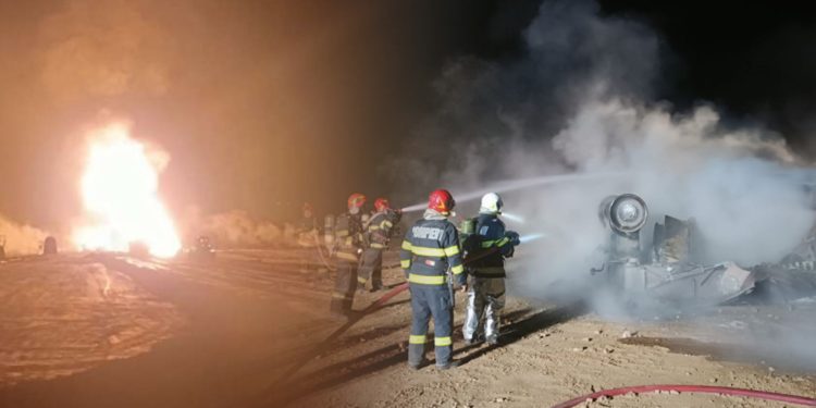 Noi detalii în cazul exploziei la o magistrală de gaz în România: Care ar fi cauza preliminară a deflagrației | VIDEO
