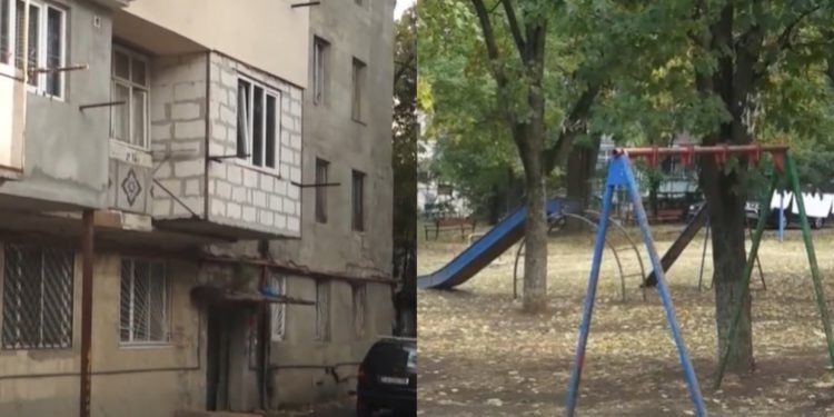 Unele dintre curțile de bloc din Chișinău par rămase în timp: Drumurile pline de gropi și noroi, fațadele nereparate, iar terenurile de joacă sunt nesigure. Cum comentează Ion Ceban | VIDEO