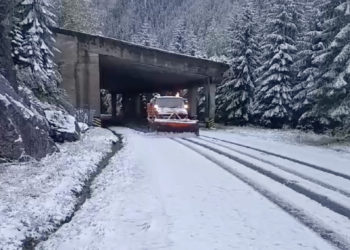 В Румынии выпал первый снег