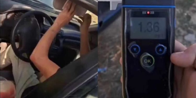 Beat la volan: Un bărbat de 44 de ani s-a ales cu dosar penal pentru conducerea vehiculului în stare avansată de ebrietate | VIDEO