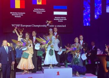 Republica Moldova a obținut aurul la Campionatul U21 Standard la dansuri sportive