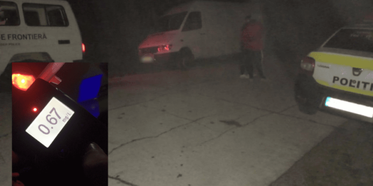 Briceni: Un tânăr a urcat la volan după ce vizitase un prieten și circula beat pe lângă frontieră