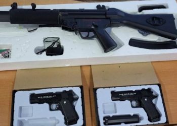 Două pistoale și o armă, depistate în bagajul unui moldovean, la intrarea în țară: Unde le-a ascuns, ca să nu le găsească vameșii | FOTO