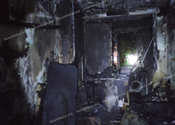 В Кишиневе на Ботанике произошел пожар. Пострадали две женщины | FOTO