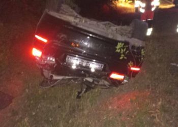 Un tânăr și-a pierdut viața noaptea trecută, după ce s-a răsturnat cu BMW-ul în raionul Criuleni